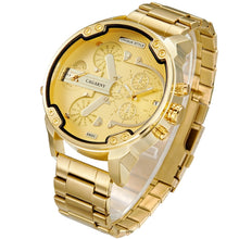 Load image into Gallery viewer, CAGARNY 6820 Fashion Life Waterproof Gold Surface Steel Band Quartz Watch
