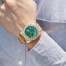 Load image into Gallery viewer, CAGARNY 6866 Fashion Life Waterproof Silver Steel Band Quartz Watch, Silver Steel Band