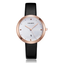 Load image into Gallery viewer, CAGARNY 6871 Fashion Life Waterproof Gold Shell Steel Band Quartz Watch