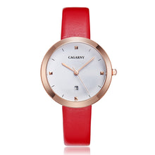 Load image into Gallery viewer, CAGARNY 6871 Fashion Life Waterproof Gold Shell Steel Band Quartz Watch