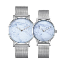 Load image into Gallery viewer, CAGARNY 6812 Round Dial Alloy Silver Case Fashion Couple Watch Men &amp; Women Lover Quartz Watches with Stainless Steel Band
