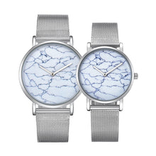 Load image into Gallery viewer, CAGARNY 6812 Round Dial Alloy Silver Case Fashion Couple Watch Men &amp; Women Lover Quartz Watches with Stainless Steel Band