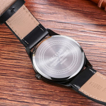 Load image into Gallery viewer, CAGARNY 6865 Fashion Dual Quartz Movement Wrist Watch with Genuine Leather Band
