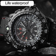 Load image into Gallery viewer, addies MY-049 Outdoor Sports Multifunctional Waterproof Luminous Watch Silicone Watchstrap Watch for Men