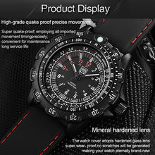 Load image into Gallery viewer, addies MY-049 Outdoor Sports Multifunctional Waterproof Luminous Watch Silicone Watchstrap Watch for Men