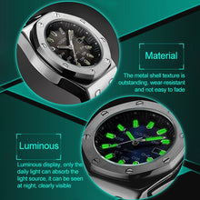 Load image into Gallery viewer, addies MY-052 Business Multifunctional Luminous Watch Silicone Watchstrap Watch for Men