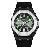 addies MY-052 Business Multifunctional Luminous Watch Silicone Watchstrap Watch for Men