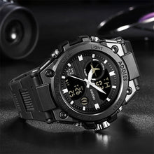 Load image into Gallery viewer, addies MY-1818 Luminous Three-window LED Outdoor Sports Multi-function Electronic Watch for Men, Support Calendar / Alarm Clock / Timer
