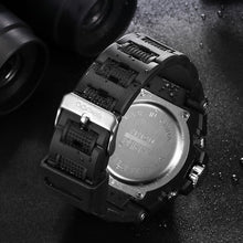 Load image into Gallery viewer, addies MY-1818 Luminous Three-window LED Outdoor Sports Multi-function Electronic Watch for Men, Support Calendar / Alarm Clock / Timer