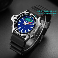 Load image into Gallery viewer, SANDA 3008 Multifunctional Men Outdoor Sports Noctilucent 50m Waterproof Digital Wrist Watch