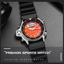 Load image into Gallery viewer, SANDA 3008 Multifunctional Men Outdoor Sports Noctilucent 50m Waterproof Digital Wrist Watch