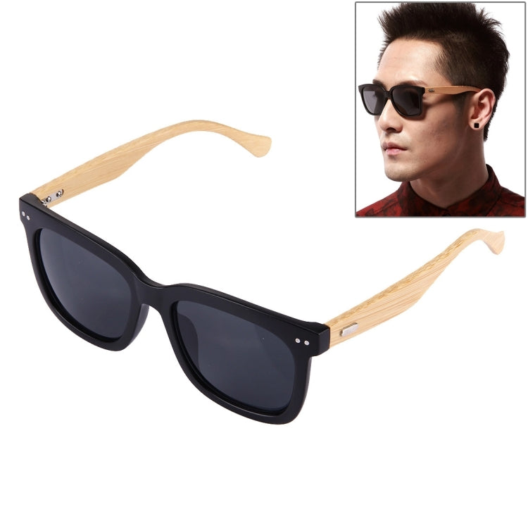 Bamboo Sunglasses, curd, sand black, Brown