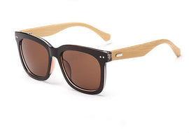 Bamboo Sunglasses, Brown, curd, sand black