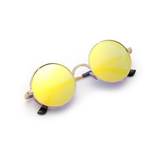 Load image into Gallery viewer, Retro Carved Round Sunglasses