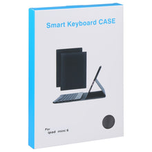 Load image into Gallery viewer, A06 Detachable Lambskin Texture Ultra-thin TPU Bluetooth Keyboard Leather Tablet Case with Stand For iPad mini 6 / mini 7