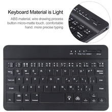 Load image into Gallery viewer, A06 Detachable Lambskin Texture Ultra-thin TPU Bluetooth Keyboard Leather Tablet Case with Stand For iPad mini 6 / mini 7