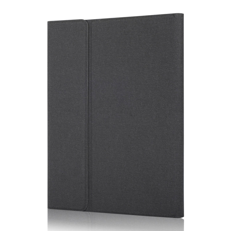 RK508C Detachable Magnetic Plastic Bluetooth Keyboard with Touchpad + Silk Pattern TPU Tablet Case for iPad 9.7 inch, with Pen Slot & Bracket