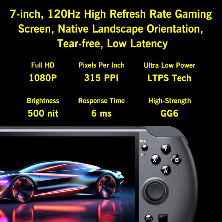 GPD WIN 5 Handheld Game Console, 32GB+2TB, 7 inch Windows 11 OS AMD Ryzen Al Max+ 395 CPU, US Plug, Al Max+ 395 / 32GB+2TB