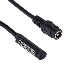 Load image into Gallery viewer, Microsoft 5 Pin Magnetic to 5.5x2.5mm Female Interfaces Power Adapter Charger Cable for Microsoft Surface RT / Pro 2 / Pro 1 Tablet