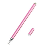JD02 Universal Magnetic Pen Cap Pan Head + Fiber Cloth 2 in 1 Stylus Pen for Smart Tablets and Mobile Phones