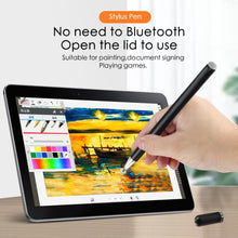 Load image into Gallery viewer, JD02 Universal Magnetic Pen Cap Pan Head + Fiber Cloth 2 in 1 Stylus Pen for Smart Tablets and Mobile Phones