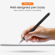 Load image into Gallery viewer, JD02 Universal Magnetic Pen Cap Pan Head + Fiber Cloth 2 in 1 Stylus Pen for Smart Tablets and Mobile Phones