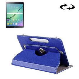 8 inch Tablets Leather Case Crazy Horse Texture 360 Degrees Rotation Protective Case Shell with Holder for Galaxy Tab S2 8.0 T715 / T710, Cube U16GT, ONDA Vi30W, Teclast P86, 8 inch Blue, 8 inch Magenta, 8 inch Purple, 8 inch Baby Blue, 8 inch White   ...