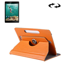 Load image into Gallery viewer, 9 inch Tablets Leather Case Crazy Horse Texture 360 Degrees Rotation Protective Case Shell with Holder for ONDA V891w, Ramos i9s Pro &amp; Win8, Colorfly i898W &amp; i898A, 9 inch White, 9 inch Black, 9 inch Orange, 9 inch Red, 9 inch Baby Blue, 9 inch Blue   ...