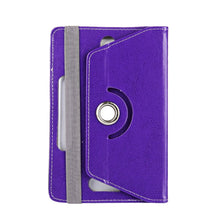 Load image into Gallery viewer, 9 inch Tablets Leather Case Crazy Horse Texture 360 Degrees Rotation Protective Case Shell with Holder for ONDA V891w, Ramos i9s Pro &amp; Win8, Colorfly i898W &amp; i898A, 9 inch Purple, 9 inch White, 9 inch Black, 9 inch Orange, 9 inch Red, 9 inch Baby Blue ...
