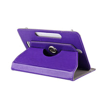 Load image into Gallery viewer, 9 inch Tablets Leather Case Crazy Horse Texture 360 Degrees Rotation Protective Case Shell with Holder for ONDA V891w, Ramos i9s Pro &amp; Win8, Colorfly i898W &amp; i898A, 9 inch Purple, 9 inch White, 9 inch Black, 9 inch Orange, 9 inch Red, 9 inch Baby Blue ...