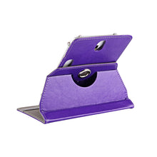 Load image into Gallery viewer, 9 inch Tablets Leather Case Crazy Horse Texture 360 Degrees Rotation Protective Case Shell with Holder for ONDA V891w, Ramos i9s Pro &amp; Win8, Colorfly i898W &amp; i898A, 9 inch Purple, 9 inch White, 9 inch Black, 9 inch Orange, 9 inch Red, 9 inch Baby Blue ...