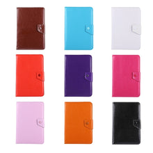 Load image into Gallery viewer, 7 inch Tablets Leather Case Crazy Horse Texture Protective Case Shell with Holder for Galaxy Tab A 7.0 (2016) / T280 &amp; Tab 4 7.0 / T230 &amp; Tab Q T2558, Colorfly G708, Asus ZenPad 7.0 Z370CG, Huawei MediaPad T1 7.0 / T1-701u