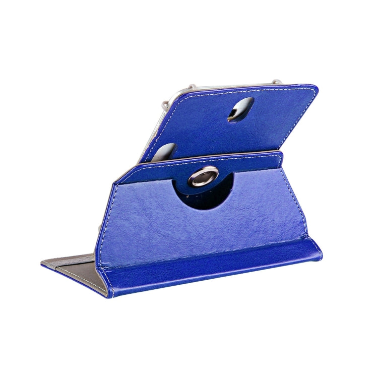 10 inch Tablets Leather Case Crazy Horse Texture 360 Degrees Rotation Protective Case Shell with Holder for Asus ZenPad 10 Z300C, Huawei MediaPad M2 10.0-A01W, Cube IWORK10, 10 inch Blue, 10 inch Magenta, 10 inch Purple, 10 inch Baby Blue, 10 inch Whit...