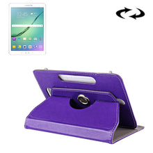 Load image into Gallery viewer, 10 inch Tablets Leather Case Crazy Horse Texture 360 Degrees Rotation Protective Case Shell with Holder for Asus ZenPad 10 Z300C, Huawei MediaPad M2 10.0-A01W, Cube IWORK10, 10 inch Blue, 10 inch Magenta, 10 inch Purple, 10 inch Baby Blue, 10 inch Whit...