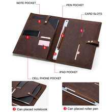 Load image into Gallery viewer, CF2002 For iPad Pro 10.5 inch Retro Crazy Horse Texture Buckle Multifunctional Tablet PC Protective Leather Case with Mobile Phone / Notebook Pockets &amp; Card Slots