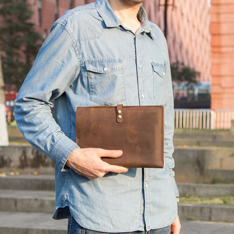 CF2002 For iPad Pro 10.5 inch Retro Crazy Horse Texture Buckle Multifunctional Tablet PC Protective Leather Case with Mobile Phone / Notebook Pockets & Card Slots