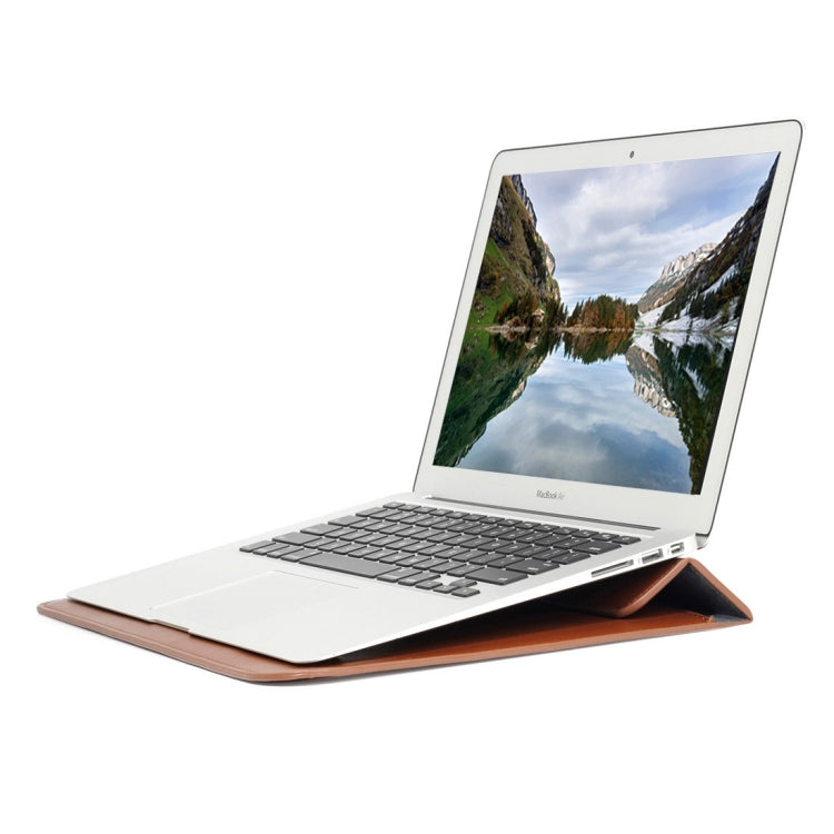 Universal Envelope Style PU Leather Case with Holder for Ultrathin Notebook Tablet PC 15.4 inch, Size: 39x28x1.5cm