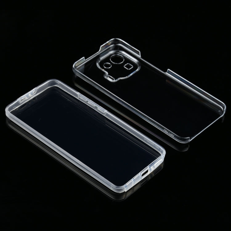 For Xiaomi Mi 11 Pro PC+TPU Ultra-Thin Double-Sided All-Inclusive Transparent Case