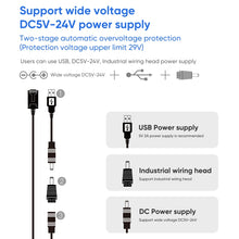 Load image into Gallery viewer, VONETS VAP11S-5G Mini Wireless Bridge 900Mbp WiFi Repeater with 2 Antennas &amp; Fan
