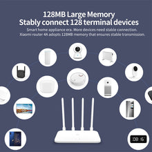 Load image into Gallery viewer, Original Xiaomi WiFi Router 4A Smart APP Control AC1200 1167Mbps 128MB 2.4GHz &amp; 5GHz Dual-core CPU Gigabit Ethernet Port Wireless Router Repeater with 4 Antennas, Support Web &amp; Android &amp; iOS, US Plug, 4A (Dual-core CPU)