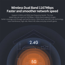 Load image into Gallery viewer, Original Xiaomi WiFi Router 4A Smart APP Control AC1200 1167Mbps 128MB 2.4GHz &amp; 5GHz Dual-core CPU Gigabit Ethernet Port Wireless Router Repeater with 4 Antennas, Support Web &amp; Android &amp; iOS, US Plug, 4A (Dual-core CPU)