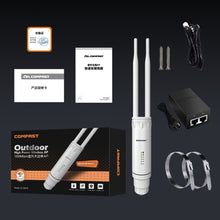 Load image into Gallery viewer, COMFAST CF-EW74 1200Mbs Outdoor Waterproof Dual Frequency Signal Amplifier Wireless Router Repeater WIFI Base Station with 2 Antennas, CF-EW74