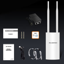 Load image into Gallery viewer, COMFAST CF-EW72 1200Mbs Outdoor Waterproof Signal Amplifier Wireless Router Repeater WIFI Base Station with 2 Antennas, CF-EW72 North American Edition