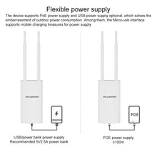 Load image into Gallery viewer, COMFAST CF-E5 300Mbps 4G Outdoor Waterproof Signal Amplifier Wireless Router Repeater WIFI Base Station with 2 Antennas, Asia Pacific Version, CF-E5, Asia Pacific Version
