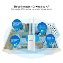 Load image into Gallery viewer, COMFAST CF-E5 300Mbps 4G Outdoor Waterproof Signal Amplifier Wireless Router Repeater WIFI Base Station with 2 Antennas, Asia Pacific Version, CF-E5, Asia Pacific Version