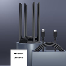 Load image into Gallery viewer, COMFAST CF-WU785AC 1300Mbps Dual-band Wifi USB Network Adapter with 4 Antennas, CF-WU785AC