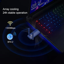 Load image into Gallery viewer, COMFAST CF-927B 1300Mbps Dual-band Bluetooth Wifi USB Network Adapter, CF-927B