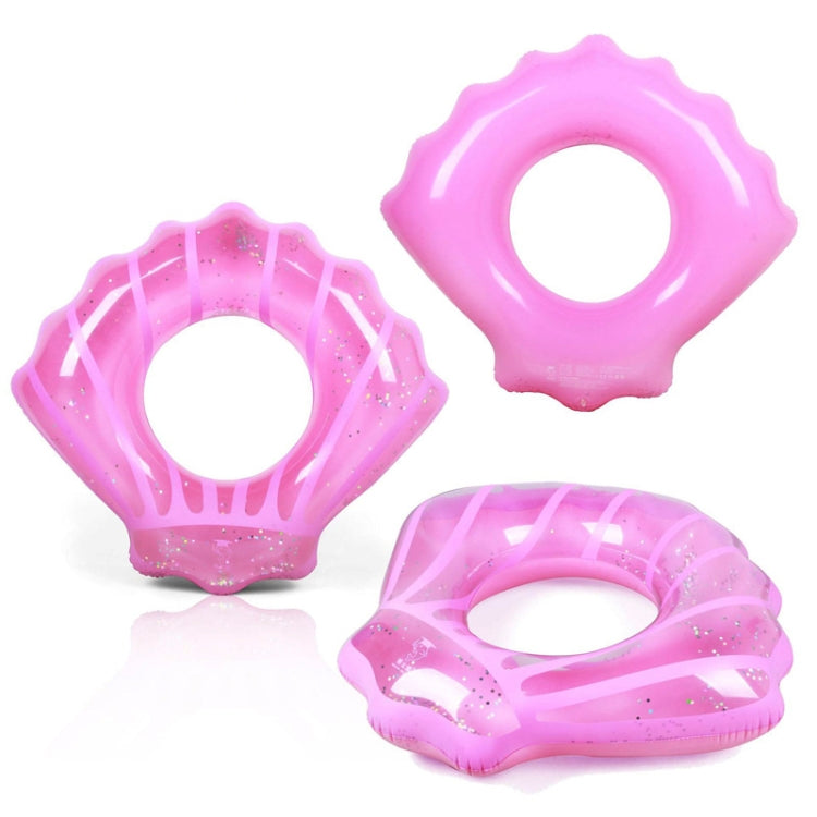 Shell Shape Inflatable Swimming Ring Lifesaving Ring Axillary Ring, Size: L,100x110cm