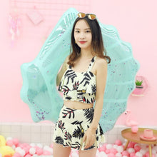 Load image into Gallery viewer, Shell Shape Inflatable Swimming Ring Lifesaving Ring Axillary Ring, Size: L,100x110cm