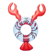 Load image into Gallery viewer, Lobster Shape Inflatable PVC Swimming Ring Floating bed,Size: 160x95x90cm